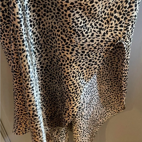 Vintage Intimate Details Leopard Print Silky Slip Dress Lingerie Made In Canada - Picture 3 of 5